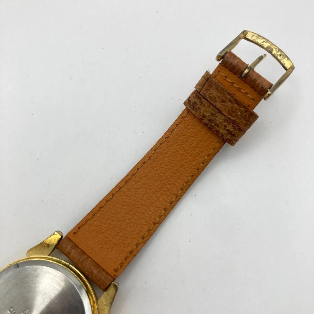 Vintage Episode Women's Watch 32mm Gold Tone Faux Skeleton New Battery 8